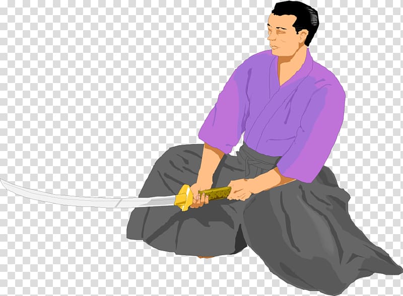 Kenjutsu Jujutsu Judo , Samurai transparent background PNG clipart