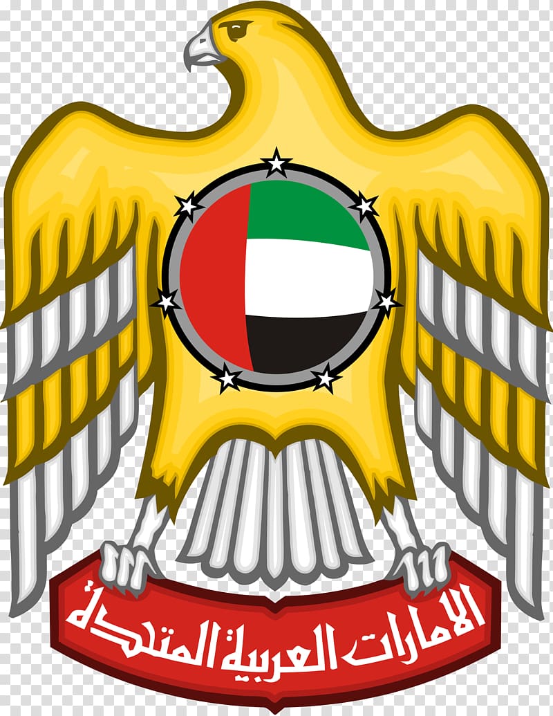 Dubai Abu Dhabi Emblem of the United Arab Emirates National emblem Flag of the United Arab Emirates, uae transparent background PNG clipart