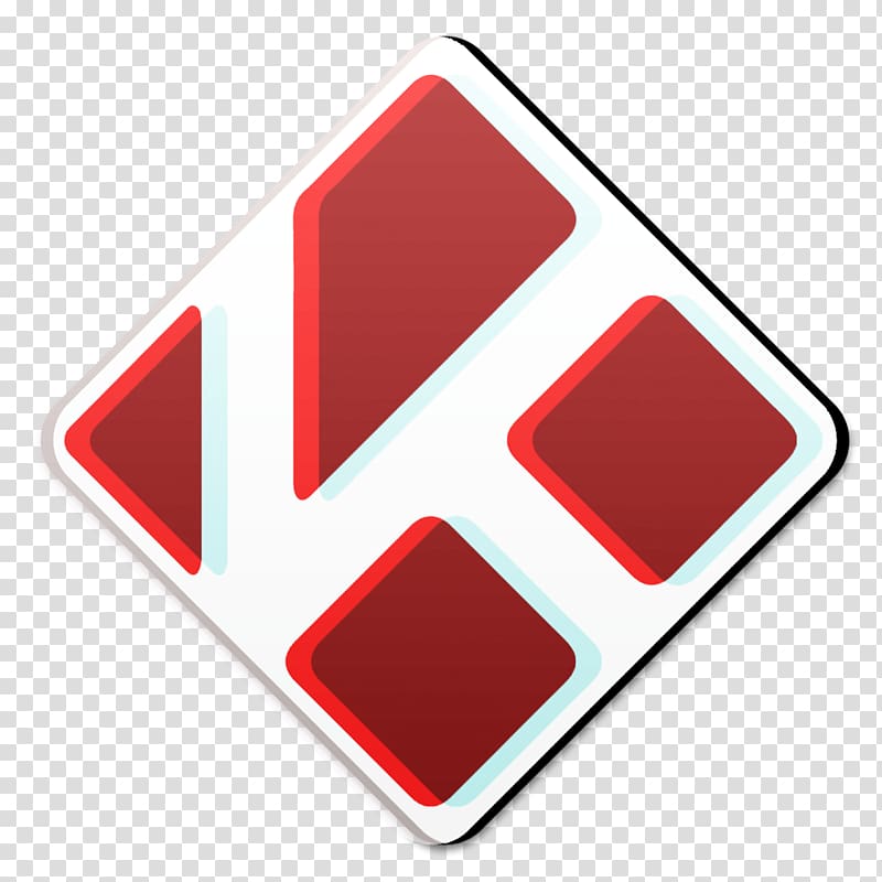 Kodi Media center Streaming media Logo Font, Red android transparent background PNG clipart
