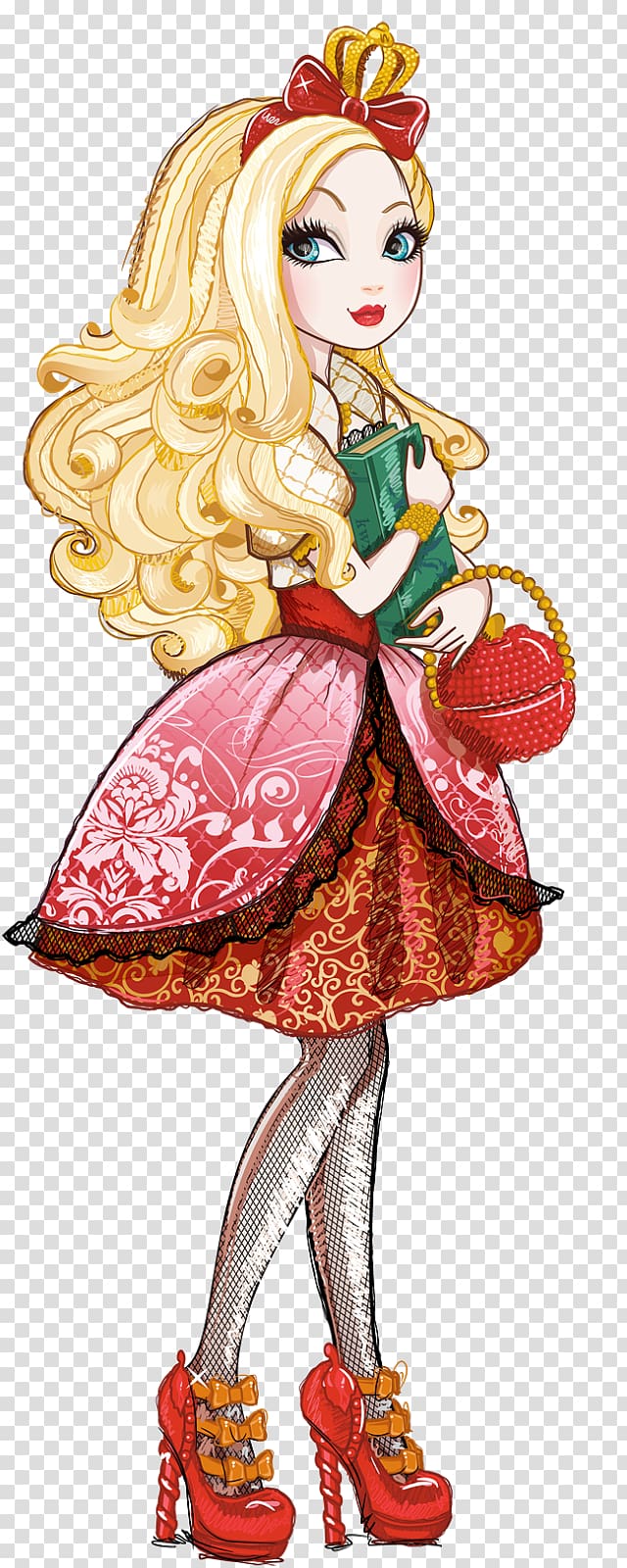 Ever After High Snow White Apple Doll, queen transparent background PNG clipart
