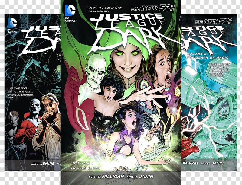 Justice League Dark Vol. 1: In the Dark (The New 52) John Constantine Enchantress Justice League Dark: In the Dark, Enchantress transparent background PNG clipart