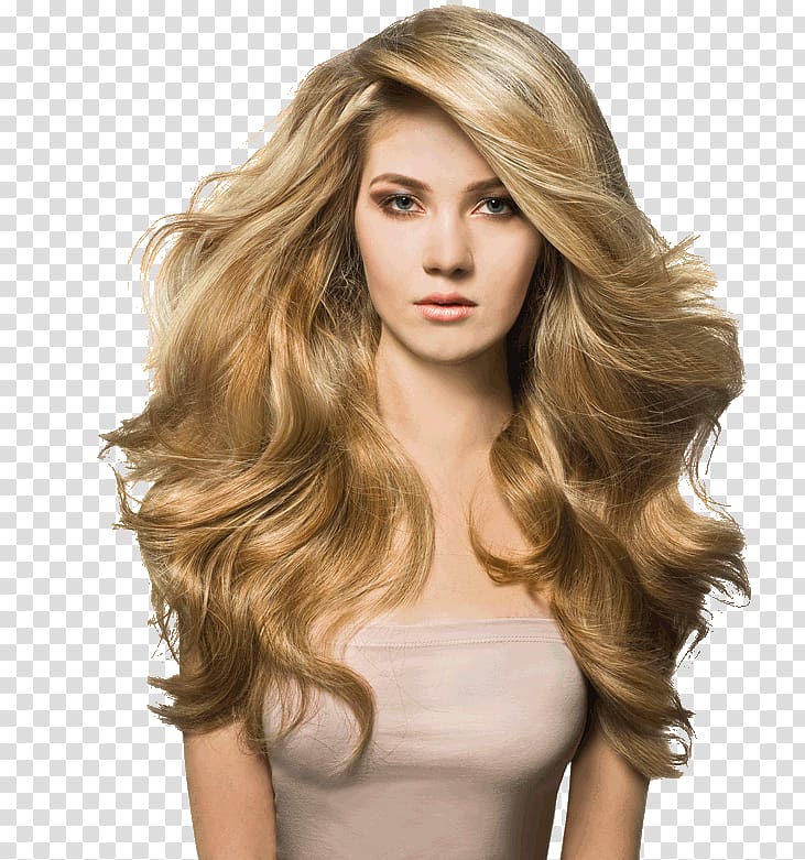 Blond Hair coloring Ecologic Hair Layered hair Step cutting, hair transparent background PNG clipart