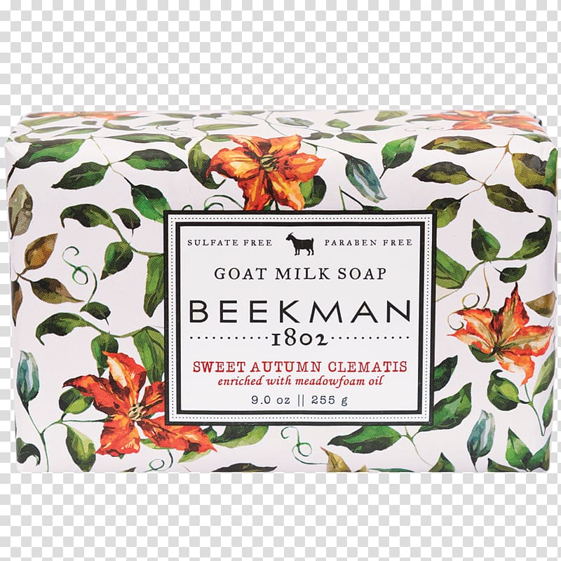 Beekman 1802 Soap Sweet autumn clematis Price, soap transparent background PNG clipart