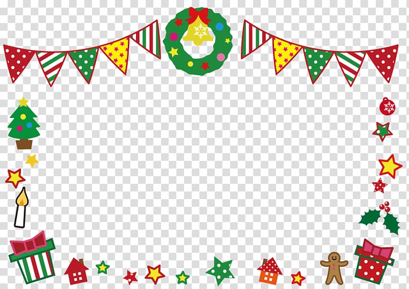 Christmas garland frame, Christmas frame., others transparent background PNG clipart