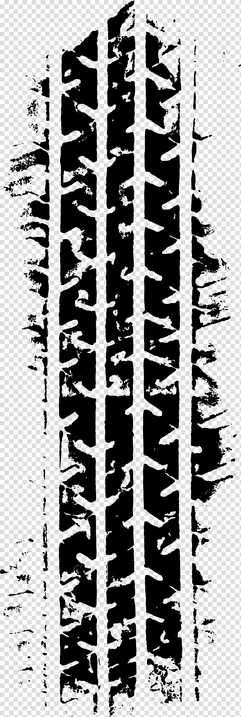 Tire Tread Skid mark Car, Tire tracks transparent background PNG clipart