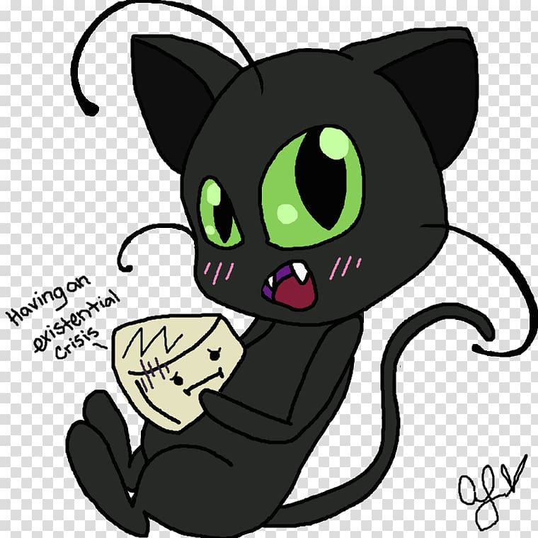 Black cat Plagg Whiskers Kitten Camembert, kitten transparent background PNG clipart