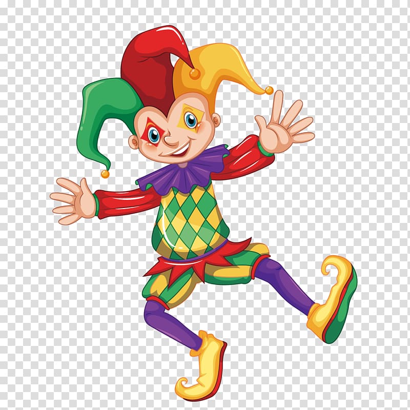 Jester Clown Bouffon, Circus Clown transparent background PNG clipart ...