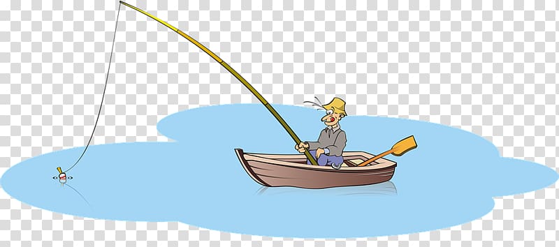 Angling Fisherman Fishing license, comic fisherman transparent background PNG clipart