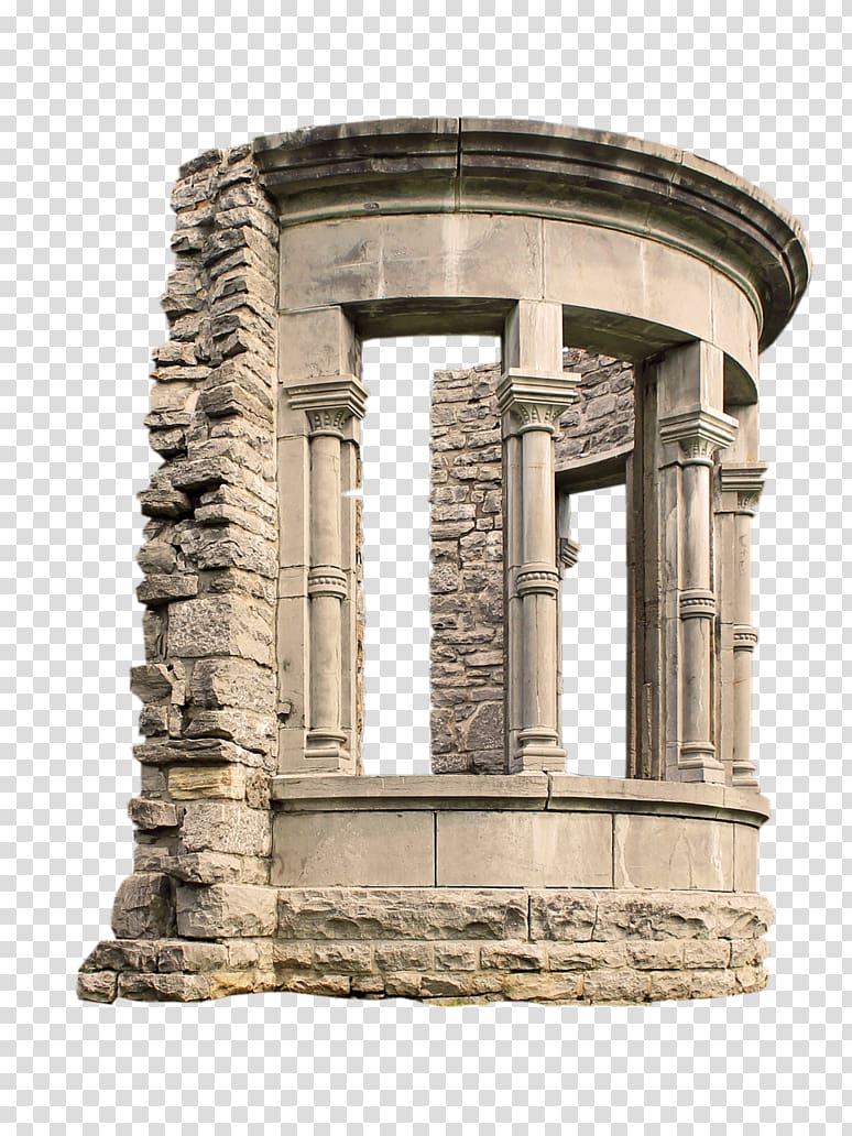 Monument Historic site Statue Roman temple, archway transparent background PNG clipart