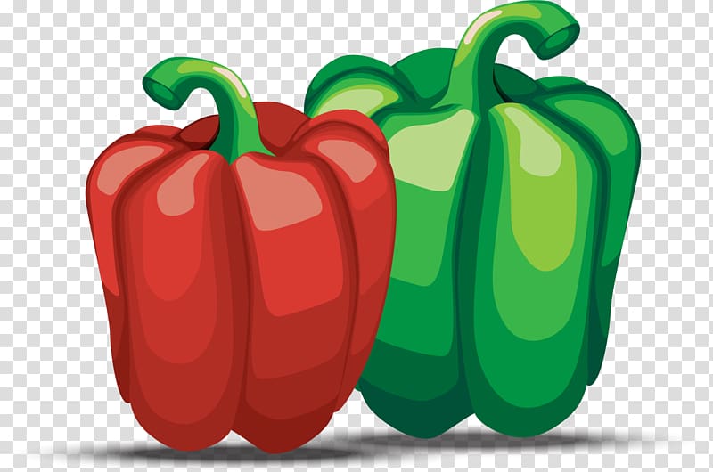 Bell pepper Chili pepper Pimiento, Simple red pepper transparent background PNG clipart