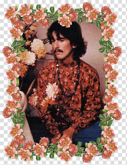 Floral design George Harrison The Beatles 1960s Clothing, Of Rainbows transparent background PNG clipart
