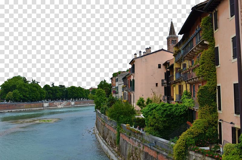 Verona Landscape Tourism Facade, The historic city of Verona, Italy, seven transparent background PNG clipart