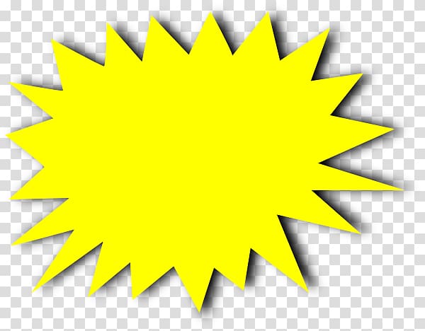 yellow starburst png