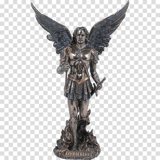 Michael Bronze sculpture Gabriel Figurine Zadkiel, angel transparent background PNG clipart