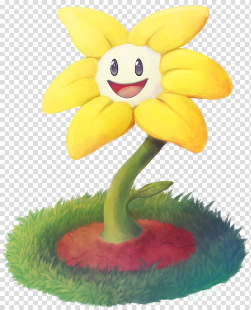 Flowey Undertale Flower, ordinary transparent background PNG clipart