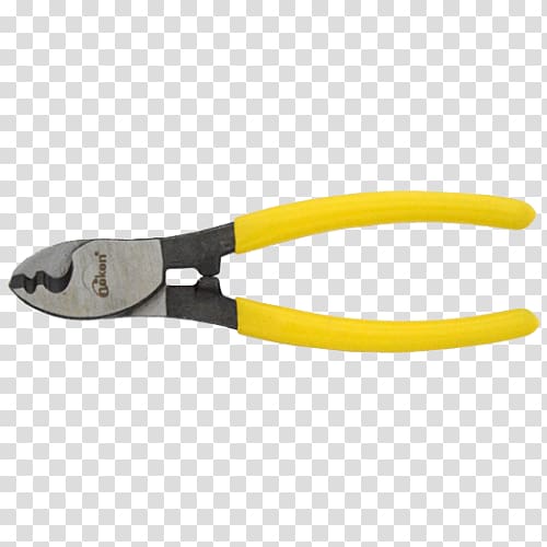 Diagonal pliers Lineman\'s pliers Nipper Wire stripper, Pliers transparent background PNG clipart