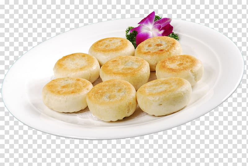 Breakfast Shengjian mantou Baozi Bakpia Meat, Breakfast buns transparent background PNG clipart