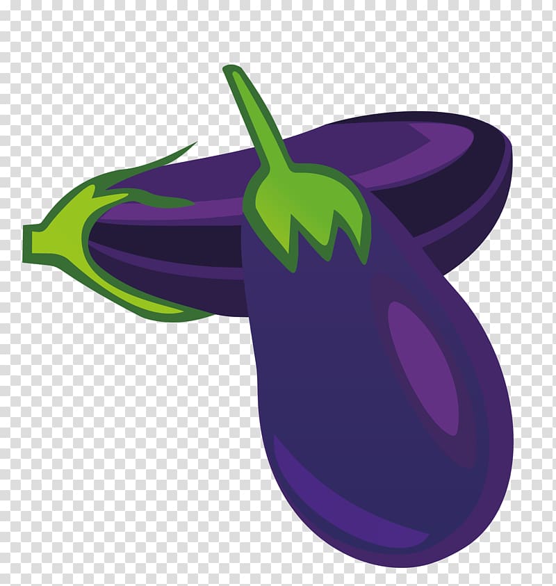 Euclidean Fruit Eggplant , painted eggplant transparent background PNG clipart