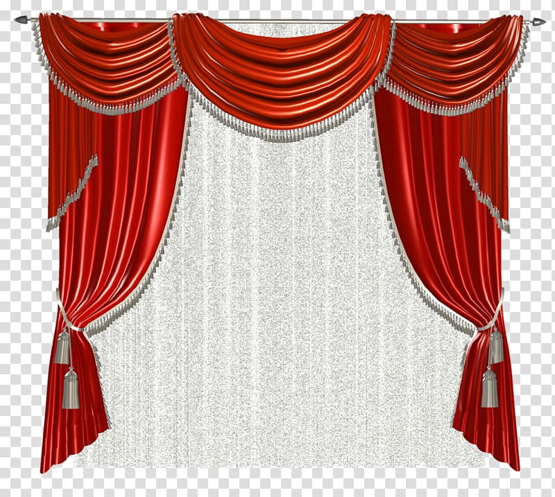 Theater drapes and stage curtains Red , dea transparent background PNG clipart