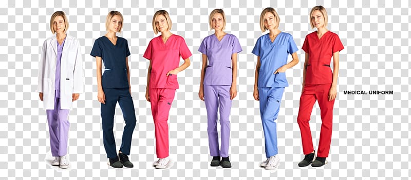 Clothing Nurse uniform Scrubs Health Care, women dress transparent background PNG clipart