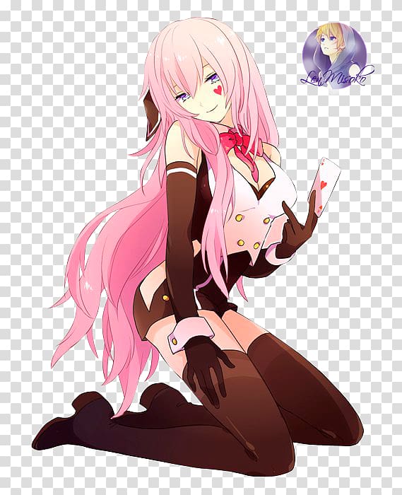 Free: Megurine Luka Vocaloid Anime Rendering, anime girl