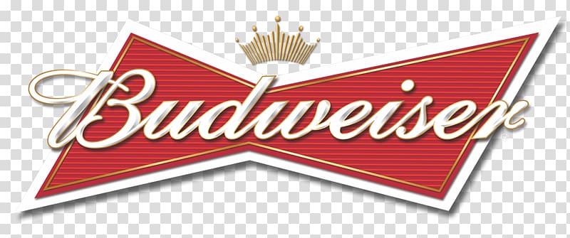 Budweiser Beer Anheuser-Busch InBev Logo, beer carnival transparent background PNG clipart