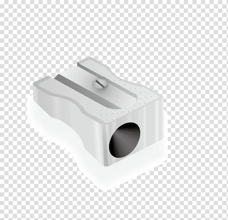 Pencil sharpener Drawing, Pretty silver pencil sharpeners transparent background PNG clipart