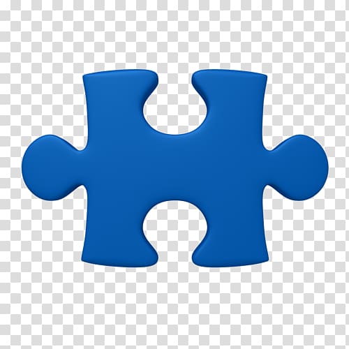 Blue puzzle piece , Jigsaw puzzle illustration , Autism Puzzle transparent  background PNG clipart | HiClipart