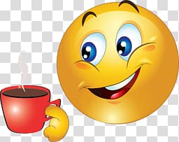 Coffee Smiley Emoticon Emoji , drink tea transparent background PNG clipart