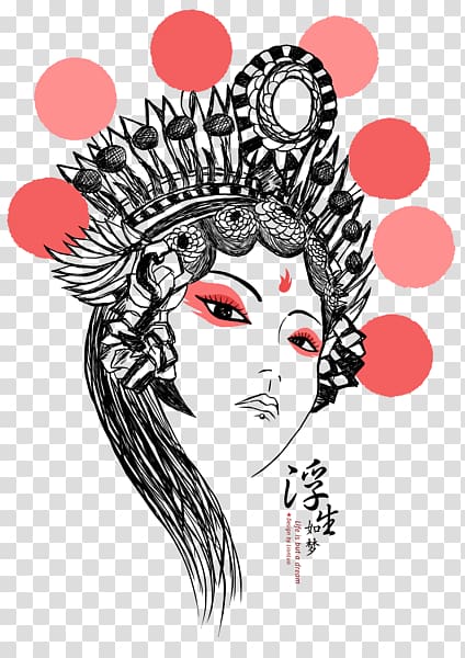 Chinese opera Peking opera, Opera beauty transparent background PNG clipart