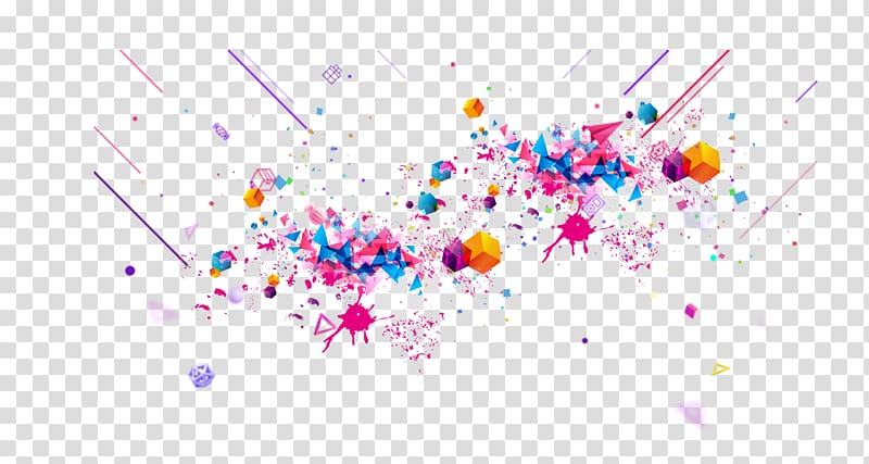 pink and yellow paint artwork, Light Watercolor painting, Colorful fireworks material transparent background PNG clipart