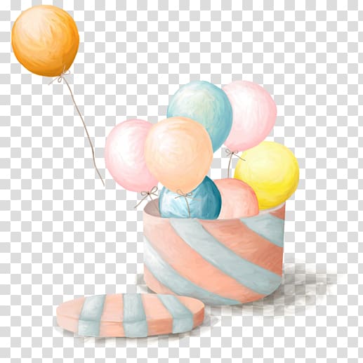 Toy balloon Birthday , globo aerostatico transparent background PNG clipart