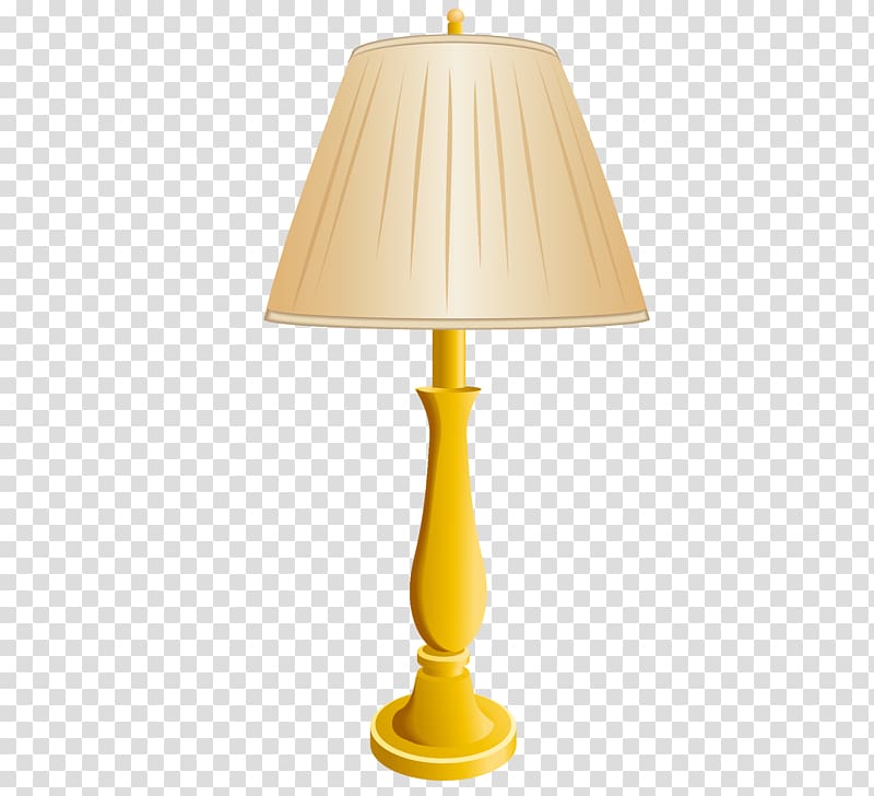 Lampshade Yellow Electric light, Lamps transparent background PNG clipart