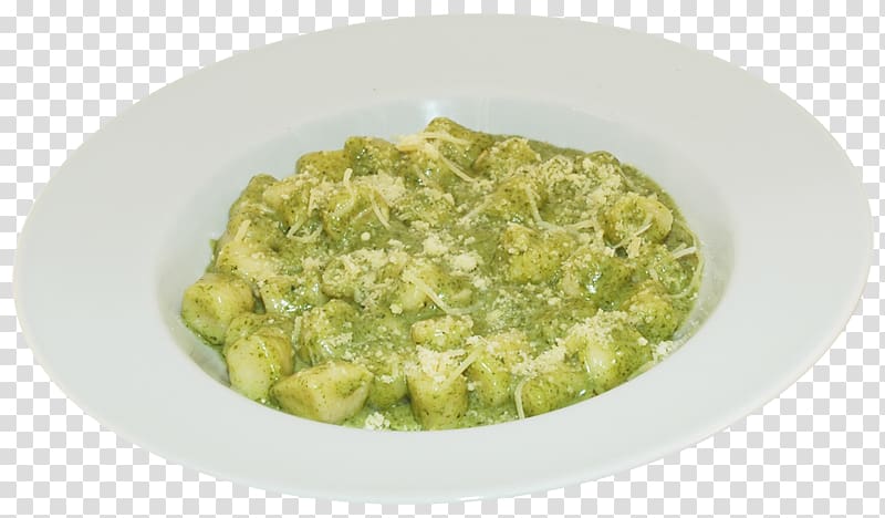 Pesto Gnocchi Italian cuisine Pasta Risotto, Clam Meat transparent background PNG clipart