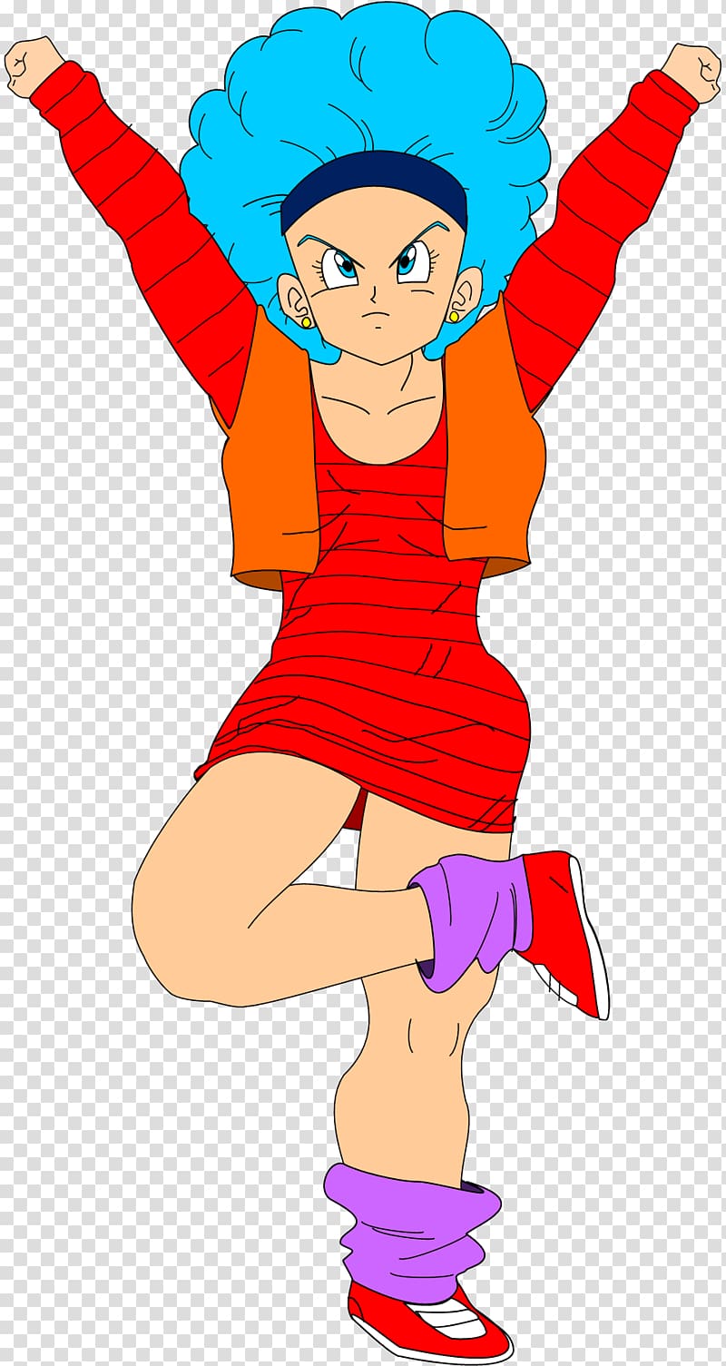 Bulma Captain Ginyu Chi-Chi , bulma y trunks transparent background PNG clipart