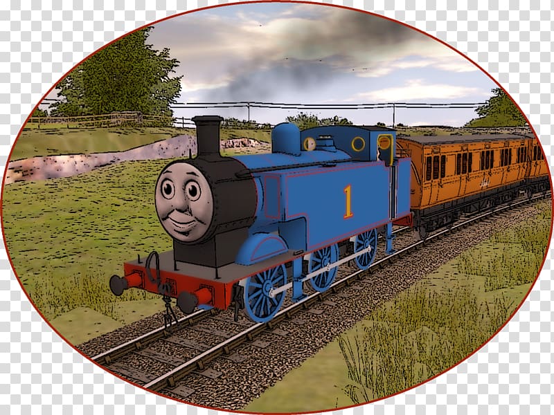 Thomas The Railway Series Gordon Rail transport Henry, train transparent background PNG clipart