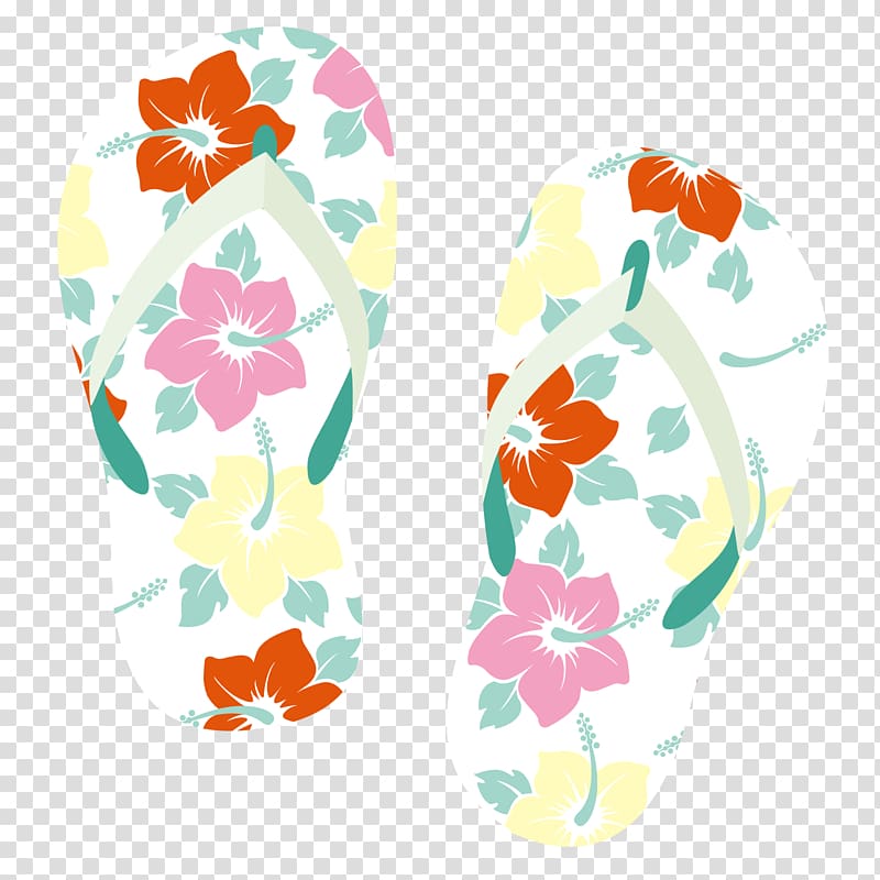 Cartoon, Pattern sandals transparent background PNG clipart