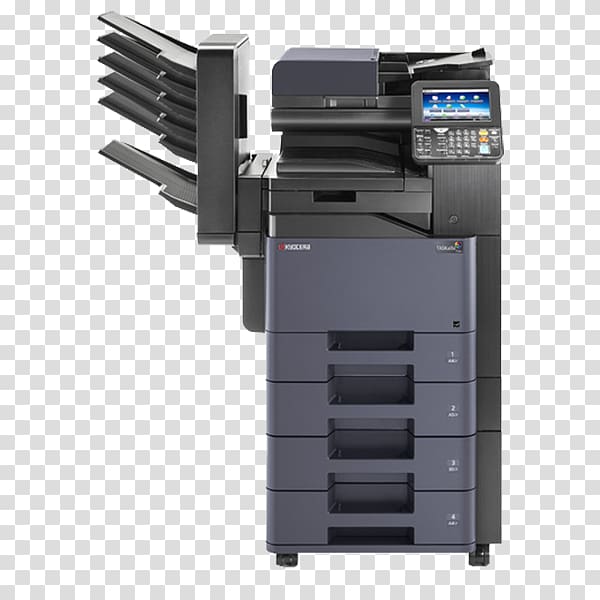 Multi-function printer Kyocera Document Solutions copier, printer transparent background PNG clipart