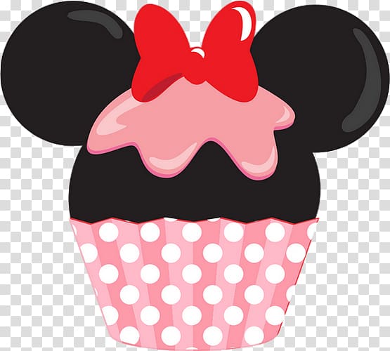 Minnie Mouse Mickey Mouse Cupcake Layer cake The Walt Disney Company, easter 2017 transparent background PNG clipart