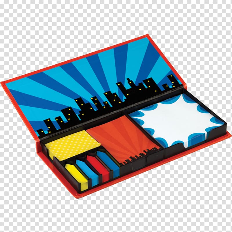 Post-it Note Superhero School, Note pads transparent background PNG clipart