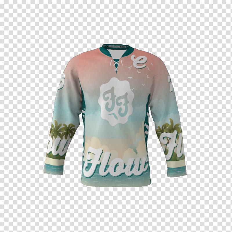T-shirt Hockey jersey Sleeve Ice hockey, Light Flow transparent background PNG clipart