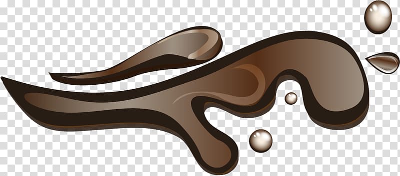 Coffee Cafe Chocolate syrup, Chocolate sauce effect elements transparent background PNG clipart