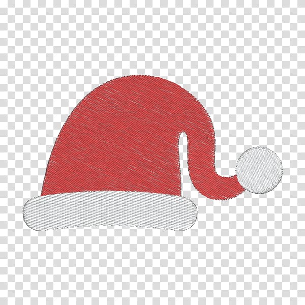 Santa Claus Hat Bonnet Christmas Embroidery, gorro transparent background PNG clipart