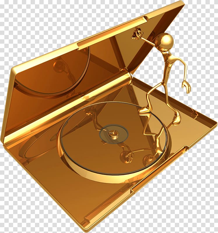 , Golden Music Box transparent background PNG clipart