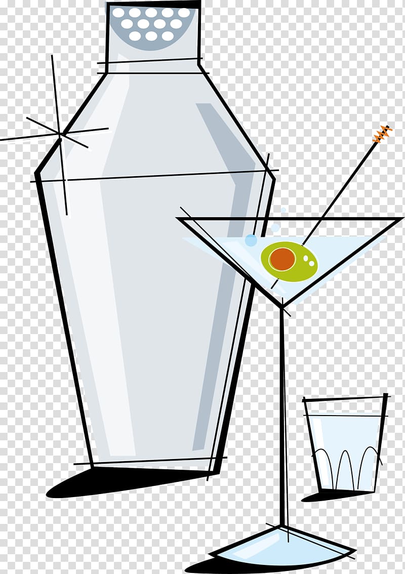 white bottle , Cocktail Party (40s Music) Dinner Jazz, Cocktail shaker and glasses transparent background PNG clipart