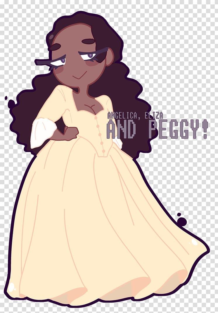 Hamilton Fan art Drawing Female, peggy transparent background PNG clipart