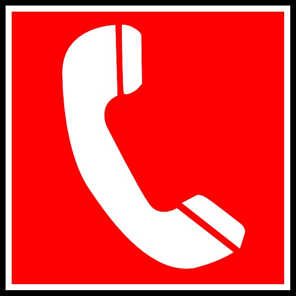 emergency call clipart