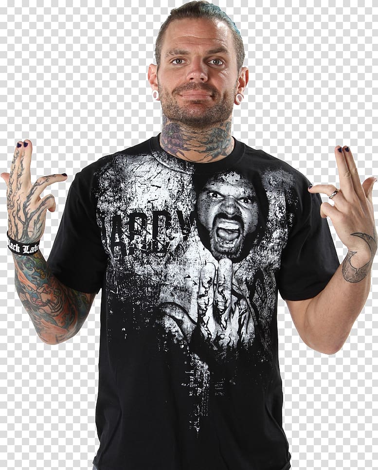 Jeff Hardy Rob Van Dam Impact! T-shirt WWE Money in the Bank, jeff hardy transparent background PNG clipart