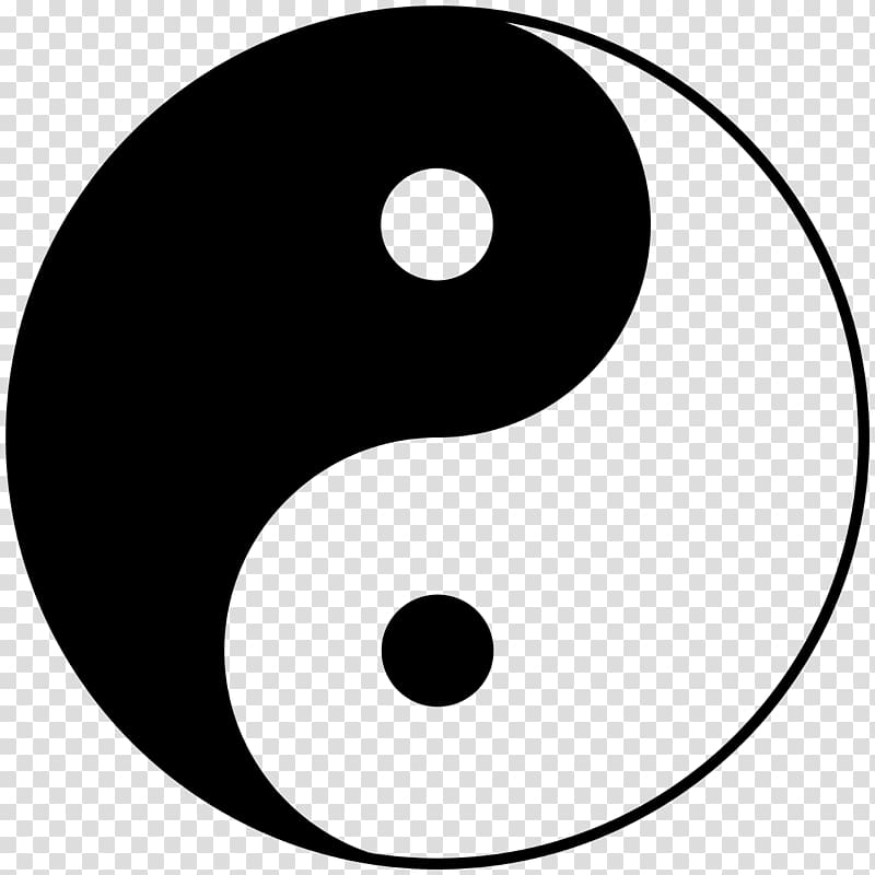 Yin and yang Taoism Symbol Dialectical monism Philosophy, yin yang transparent background PNG clipart