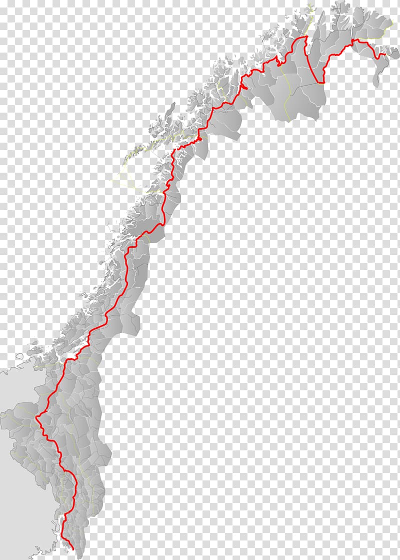 Norway European route E06 Norwegian, map transparent background PNG clipart